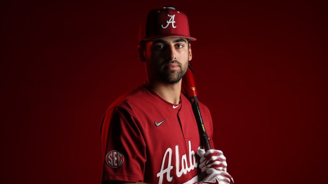 Alabama Crimson Tide baseball player Evan Sleight